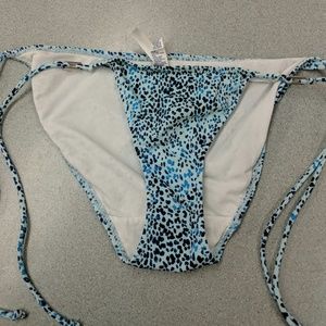 Side tie bikini bottoms size small